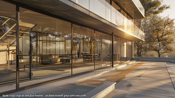 Garde-corps en verre pour fenêtre : un élément essentiel pour votre sécurité