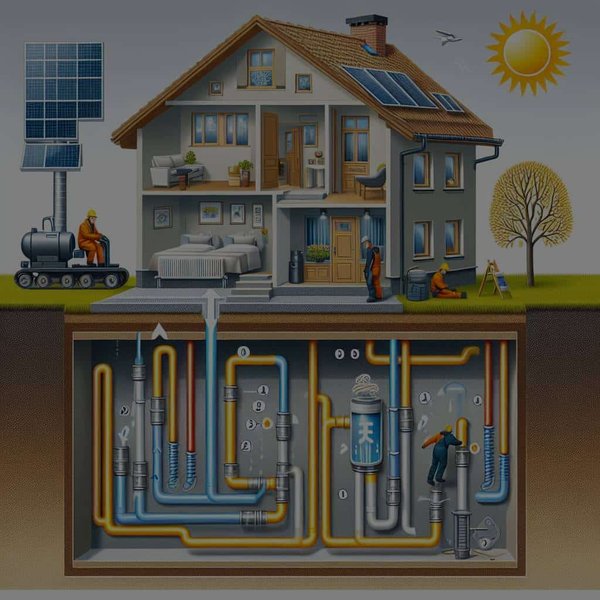 Comment installer un système de géothermie pour le chauffage d'une maison individuelle ?