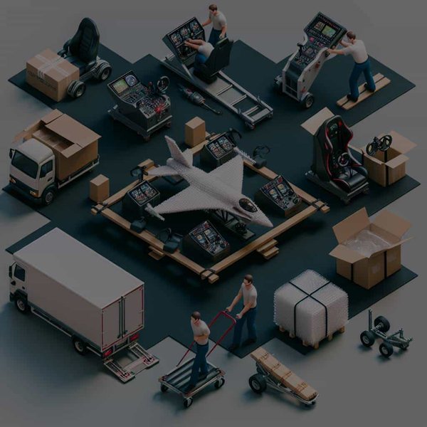 Comment déménager un simulateur de vol ou de course automobile ?