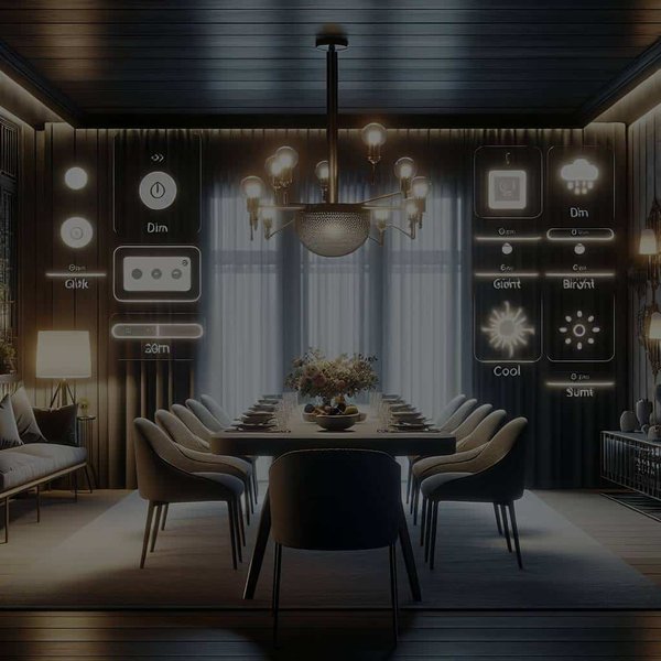 Comment intégrer un système d'éclairage intelligent dans une salle à manger pour des ambiances modulables ?